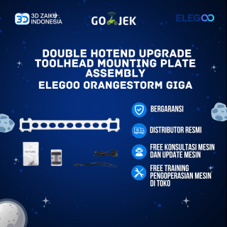 Original ELEGOO Orangestorm Giga Double Hotend Upgrade Toolhead Mounting Plate Assembly